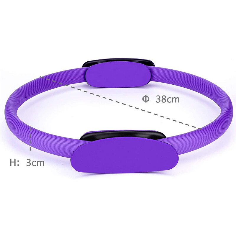 Pilates Ring Magic Fitness Circle - Exercise Resistance Equipment for Toning &amp; Sculpting Inner Outer Thighs Abs and Legs