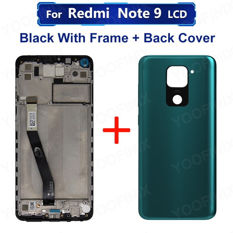 6.53&quot; Original For Xiaomi Redmi Note 9 LCD Display Screen Replacement For Redmi 10X 4G LCD M2003J15SG Display M2003J15SC Parts: Note9 Fra GreenCover