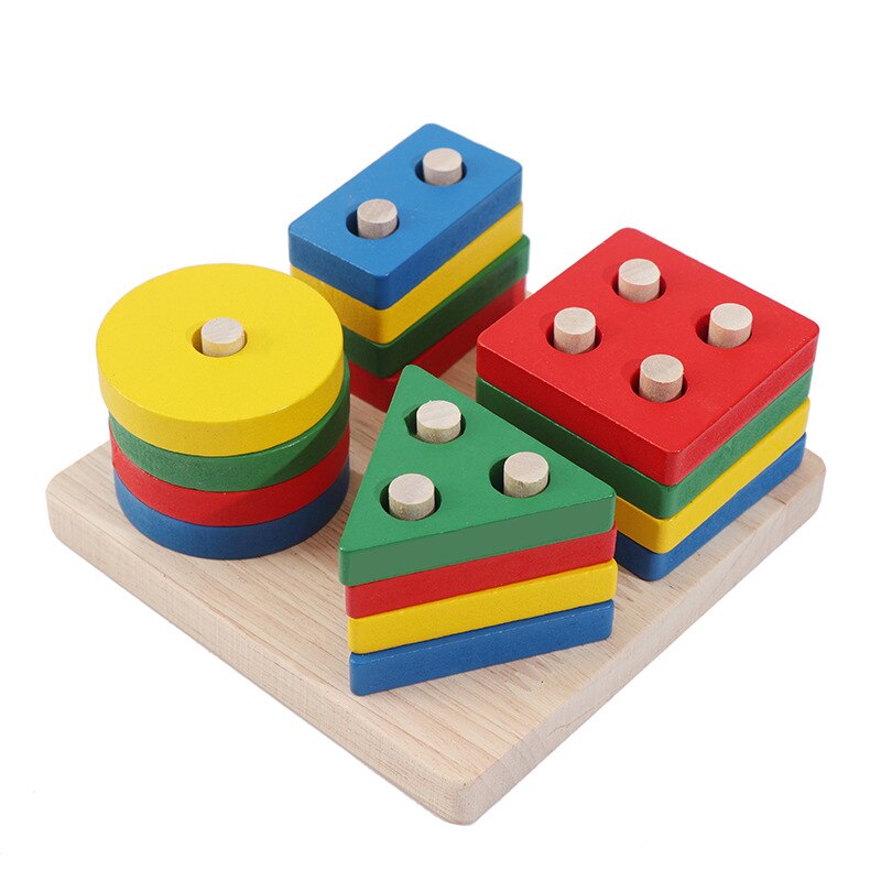 Montessori Spielzeug Gebäude Regenbogen Holz Spielzeug Montessori Bildungs Holz Spielzeug Stapeln Pädagogisches Spielzeug Für Kinder Kinder Spielzeug