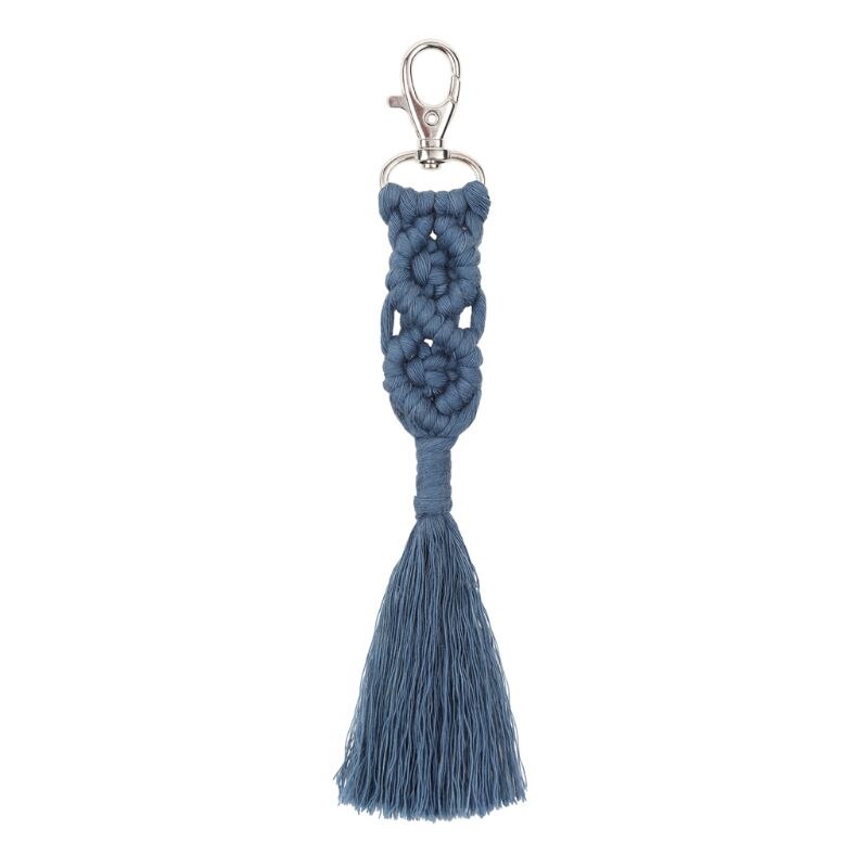 OOTDTY gland porte-clés pour femmes Boho porte-clés porte-clés macramé breloque pour sac voiture suspendus bijoux pour les amis: 29