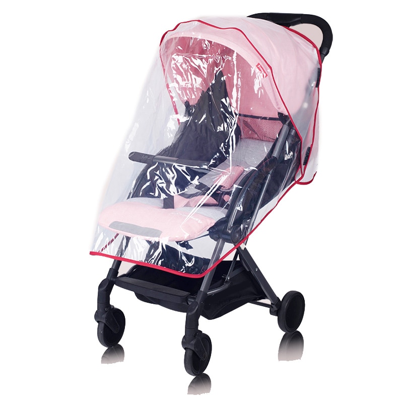 Baby stroller PEVA Rain Cover Universal Wind Dust Shield with windows For Strollers accessories Rain Cover Transparent