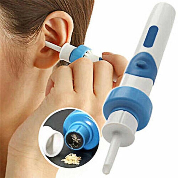 Electric Cordless Vacuum Ear Cleaner Safe Painless Cleaning Wax Remover Tool M2