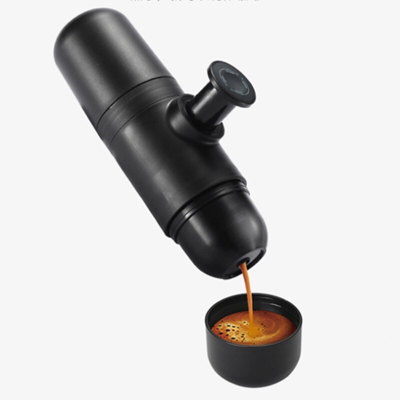 EAS-Coffee Machine Portable Manual Coffee Maker Pressure Espresso Coffee Maker Handheld Espresso Maker for Home Traveller