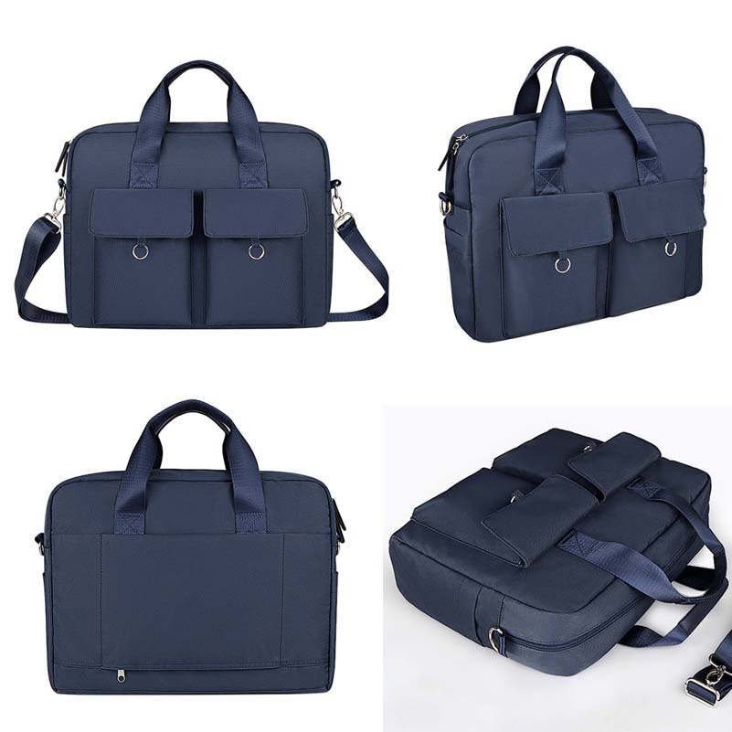 Multi-Pocket Laptop Bag For Women Men Computer Shoulder Crossbody Handbag Briefcase Bags For Documents Man'S Travel Business Bag