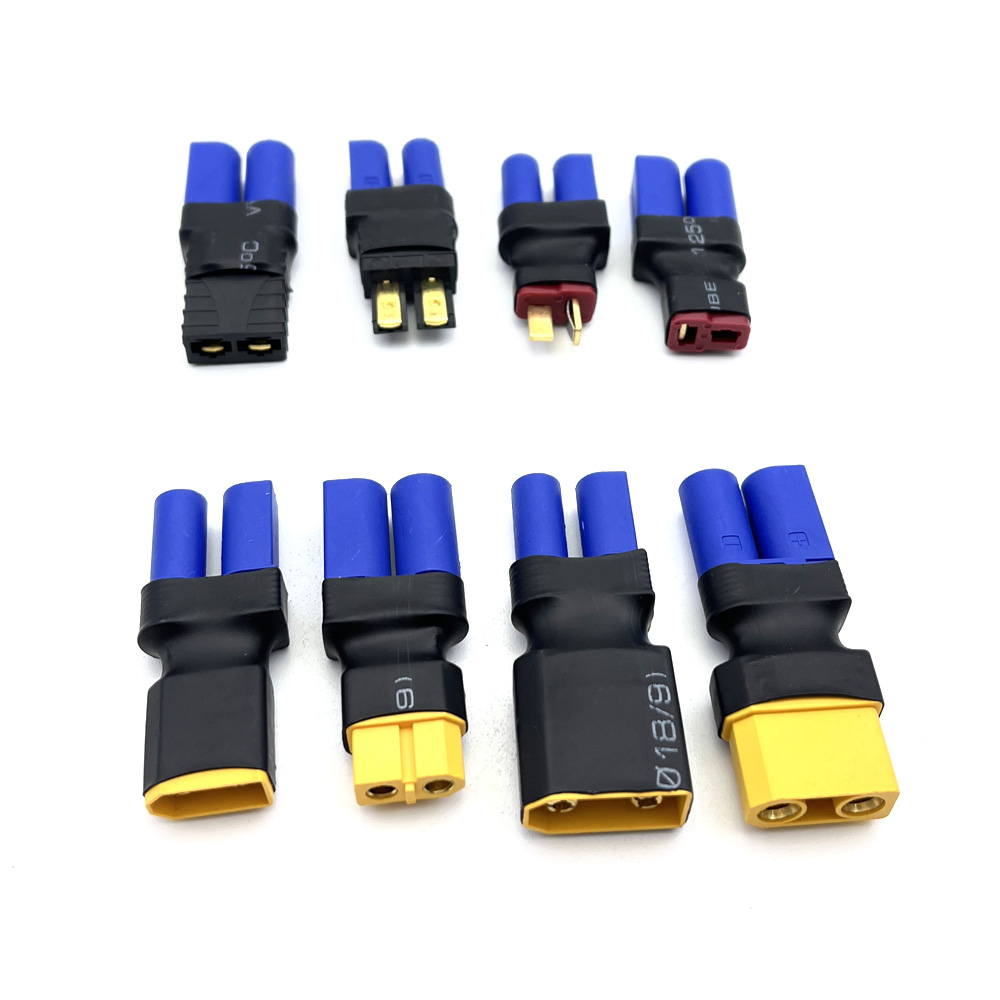 Adaptador EC5 a XT60 XT90 TRX T, conectores hembra/macho, piezas de Control de batería Lipo RC, conector DIY, 1 Uds.