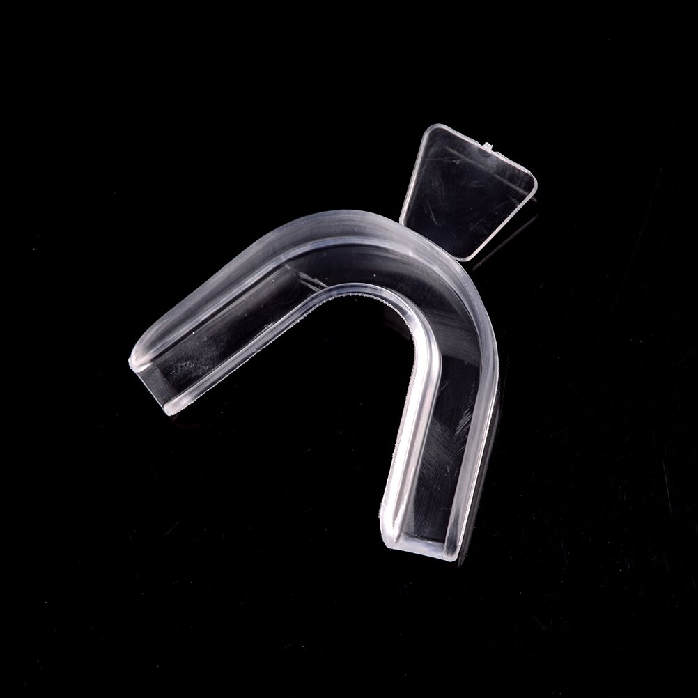 1 pc transparente night guard goma escudo boca dentes branqueamento bandejas para bruxismo moagem dental para boxe basquete superior grau