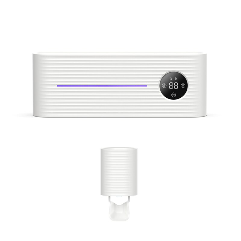 Youpin Sothing Zahnbürsten-Sterilisatorhalter - UV-Licht, Antibakteriell, Automatischer Zahnpasta-Spender: Set Weiß