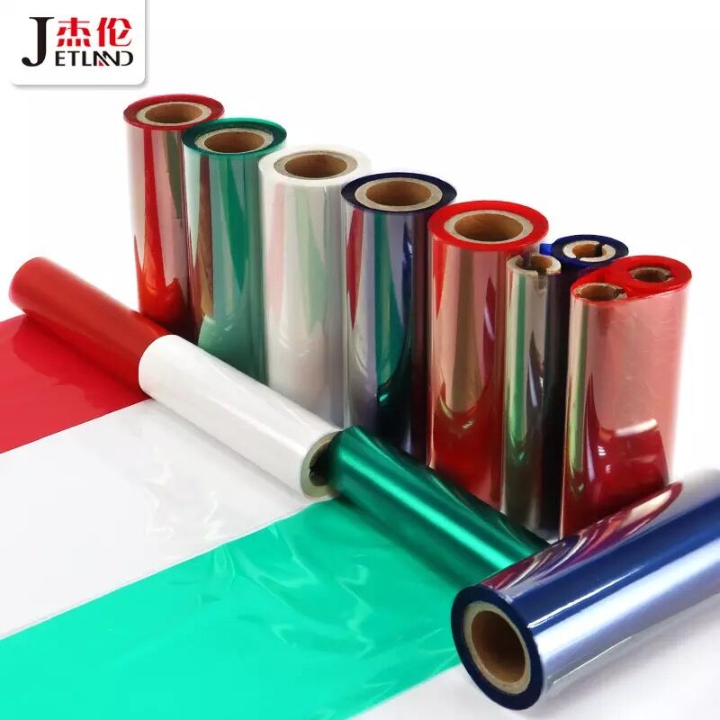 Harz Thermische Transfer Band, Farbe/Schwarz Tinte Film, 1 zoll oder 1/2 zoll core, für PET/PVC label Drucker