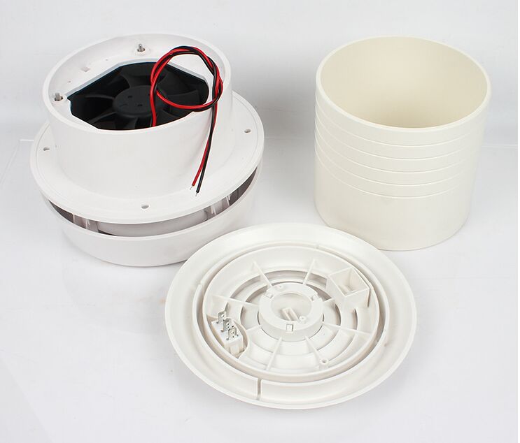 Trailer tag luft ventilation rund udluftning til rv campingvogn mini ventilator blæser 24v
