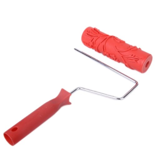 Empaistic Bloem Patroon Muur Decor Schilderen Roller Met Plastic Handvat