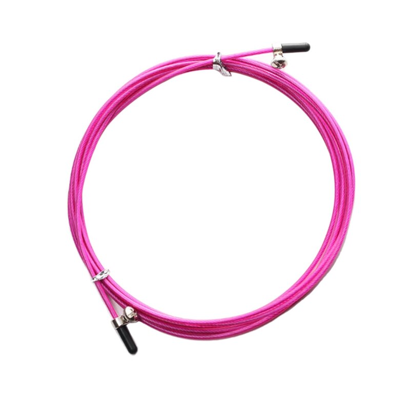 Reserve hop reb 3m udskifteligt ledning kabel hastighed spring reb træning springtov ståltråd træning fitness gear: Hr