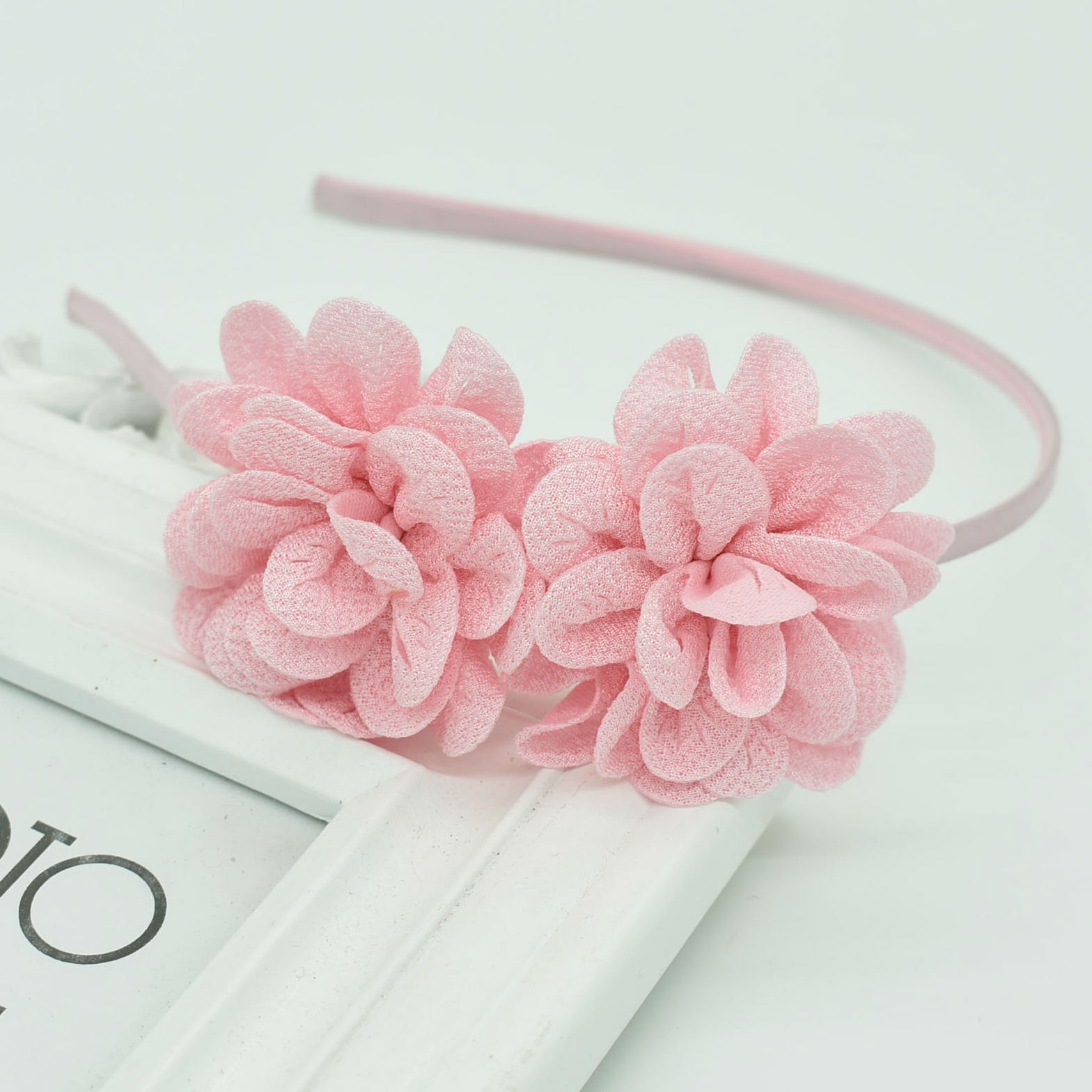 popular Children's Two flower headband headdress girls multicolor hair accessories flower hair band Female pop