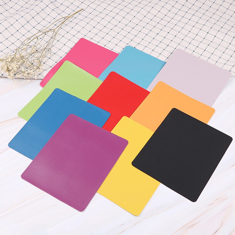 2pcs/set Square Ultra Thin Rubber Office Desk Accessories Set Office Desk Organizer School Supplies Mouse Desk Tools