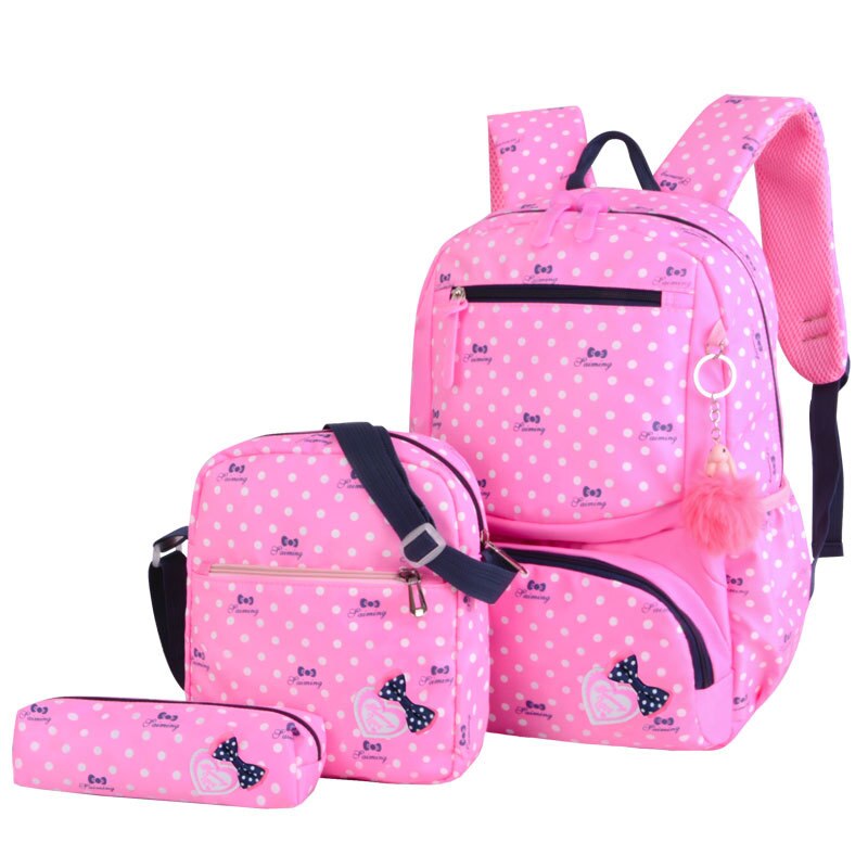 Children printing backpack School backpacks set Girls School Bags Waterproof Backpacks Kids Satchel Schoolbags mochila escolar: 17