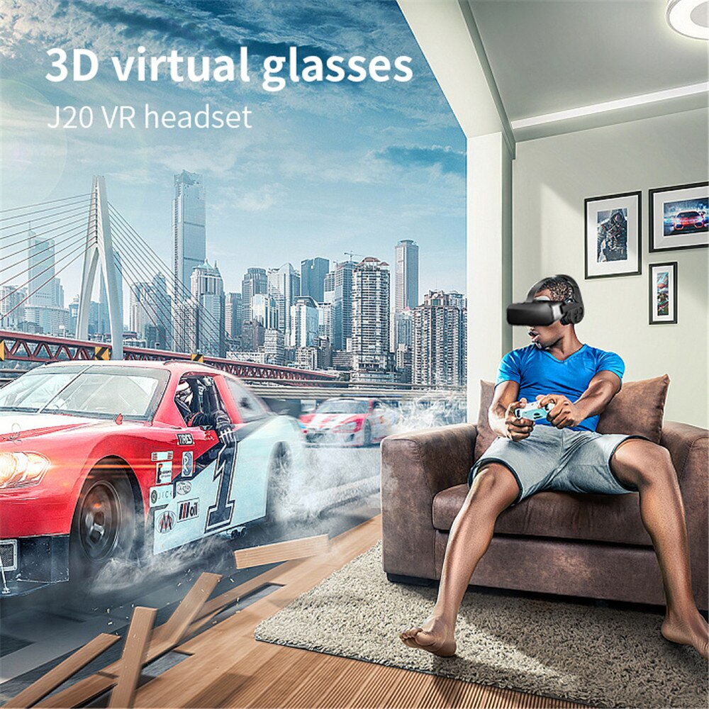 Immersive VR Game Equipment Head-mounted VR Virtual Reality 3D Glasses Audio-visual Integrated Mobile Phone 3D Cinema Helmet