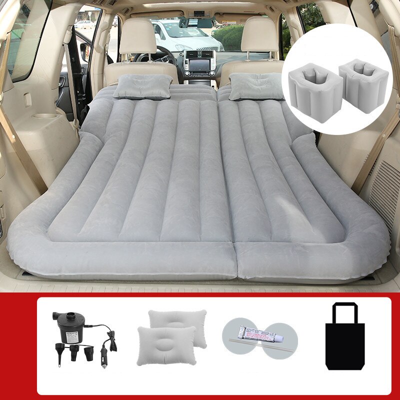 In Auto Aufblasbare SOFA KISSEN Bett Luft Matratze Universal SUV Auto Reise Schlafen Pad Outdoor Camping Matte Auto Reise Matratze: C2   Flocking Cloth