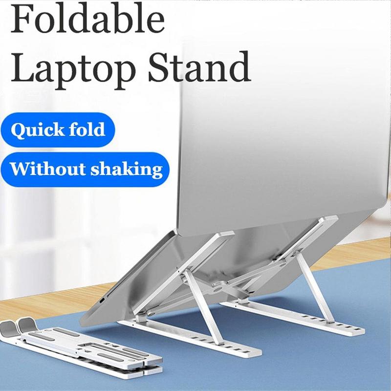 Draagbare Laptop Standaard Opvouwbaar Abs Notebook Stand Ondersteuning In Hoogte Verstelbare Laptop Riser Houder Voor Macbook Computer Accessoires