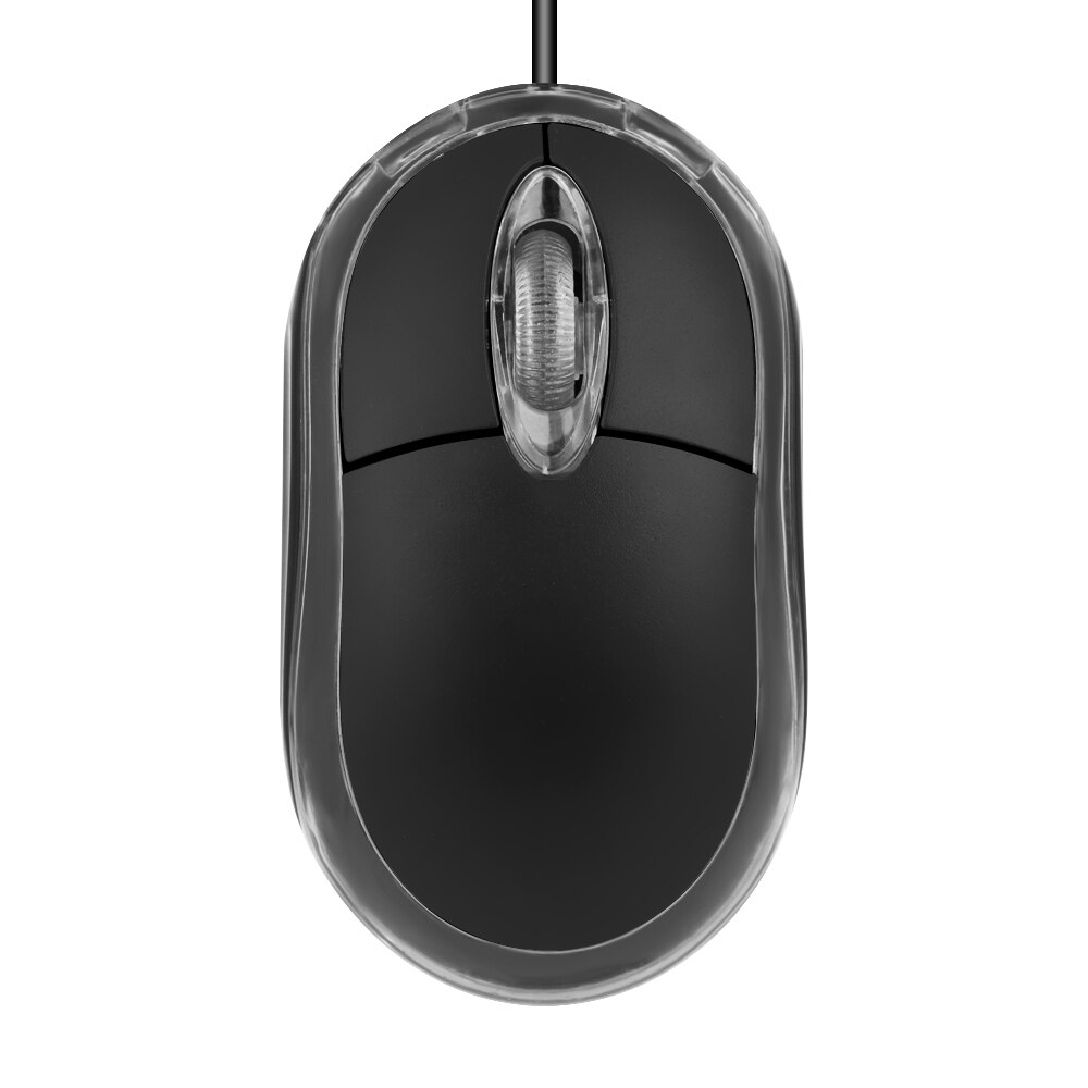 Classic Black Wired Small Optical Mouse USB Wired Optical Gamer Mice For PC Laptop Computer E-sports Cable USB Game Wire Mouse