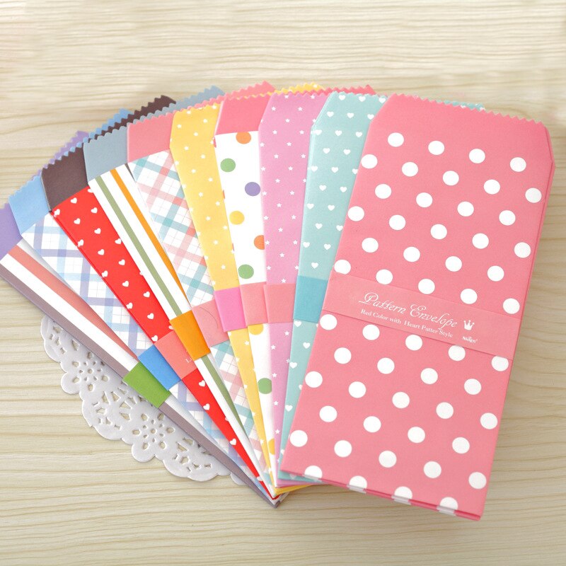 20 pcs/lot Kawaii Mini Colorful Paper Envelope Cute Small Baby Craft Envelopes for Wedding Letter Invitations