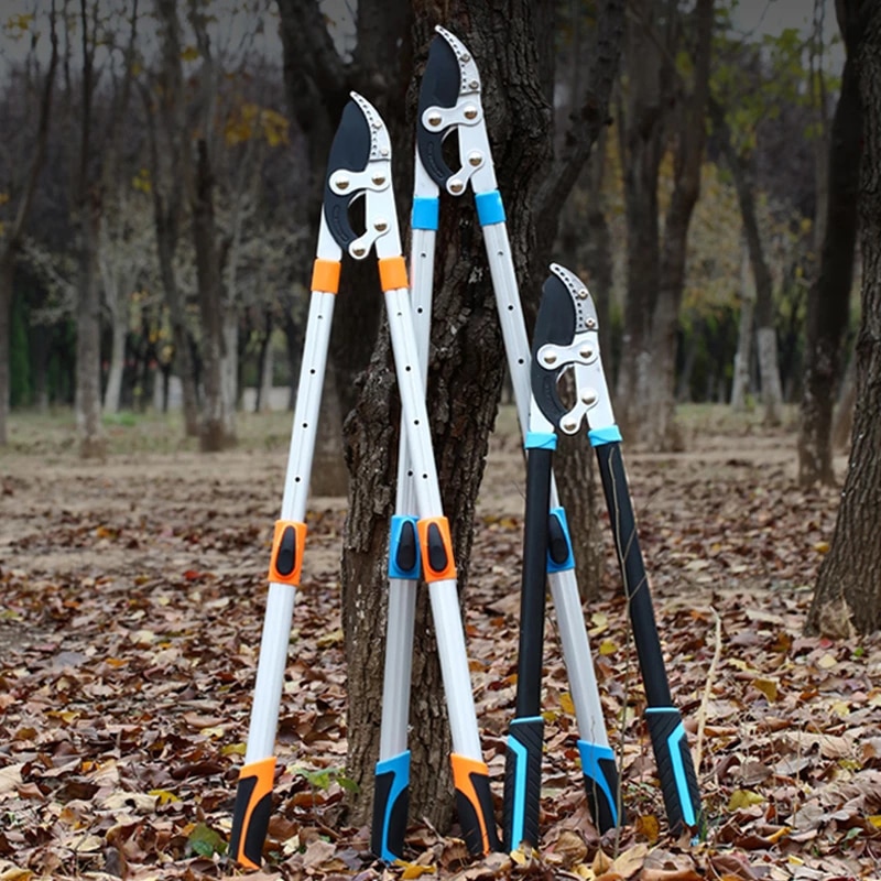 Garden Pruning Scissors High Branch Pruning Tool with Long Reach Aluminum Handle For Fruit Picker Pruner Garden Tools
