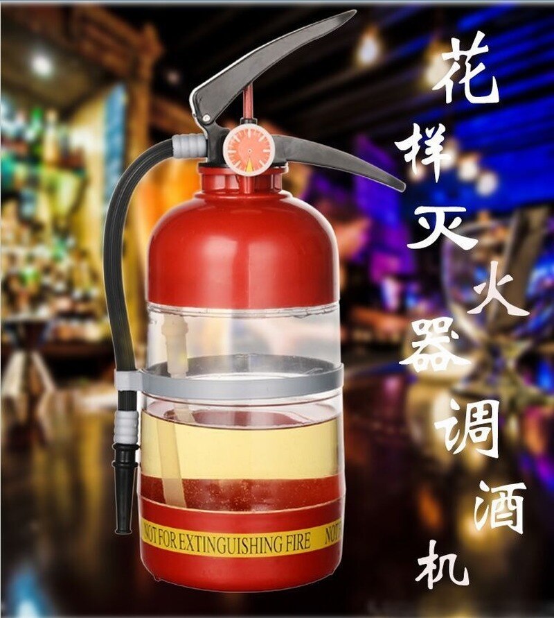 Wijn Bier Drank Dispenser Creatieve Brandblusser Giet Dispenser Bier Vat Drank Cool Party Wijn Dispenser