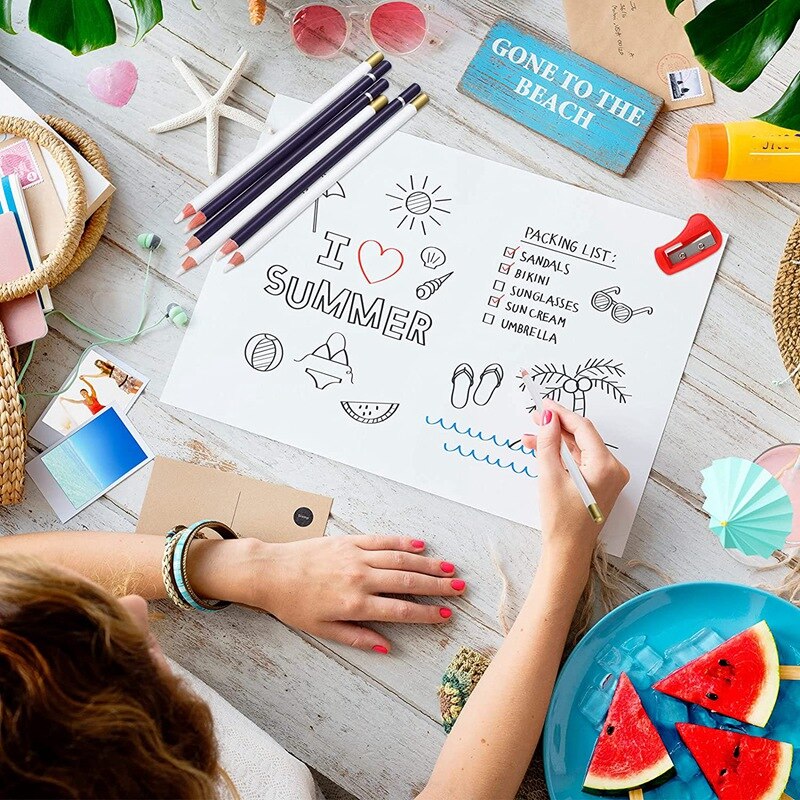 8 Pieces Artist Eraser Pencil Sketch Eraser Pen for Drawing Erasers Revise Details Painting Eraser with Pencil Sharpener