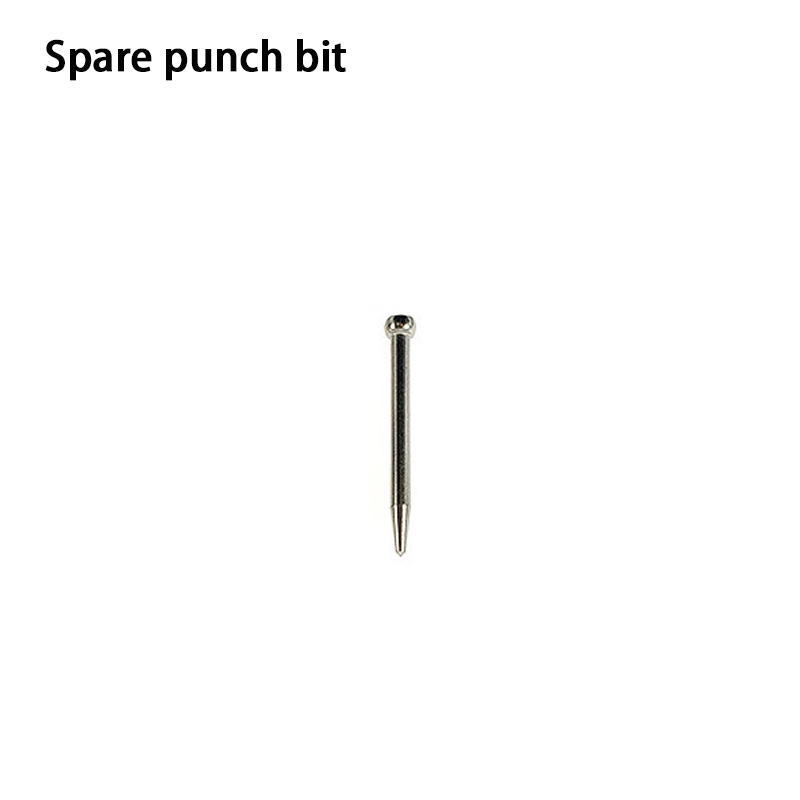 Punzón central automático, taladro de Metal General para carpintería, herramientas manuales de punzón automático con resorte ajustable para Metal y madera: Grey
