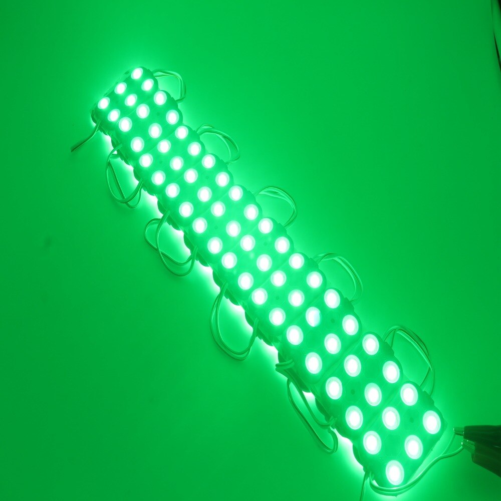 20 stuks 5730 5630 6 leds spuitgieten led lens super heldere led modules verlichting rood/groen/blauw/geel/roze/wit 12v