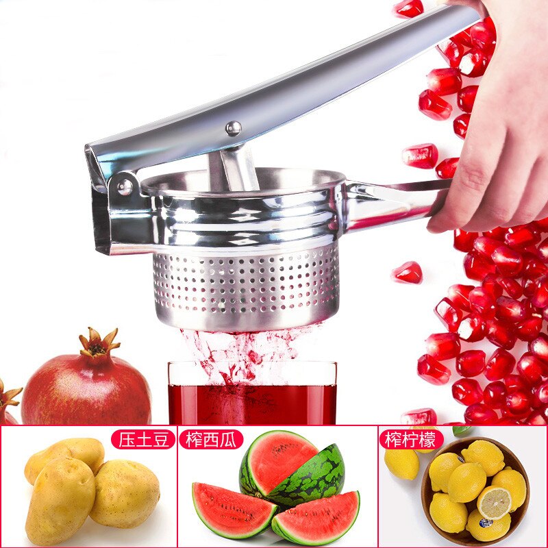 Spremiagrumi manuale in acciaio inossidabile melograno limone succo d&#39;arancia spremere fango pressa spremiagrumi a pressione manuale