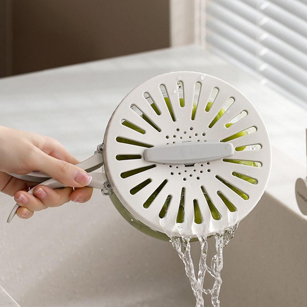 Multifunctional Draining Preservation Basket Kitchen Gadgets With Lid and Handle Sink Drain Basket Vegetable Washing Basin