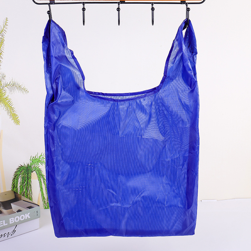 Shopping Bag riciclabile Ecologico Riutilizzabile Viaggi Tote Sacchetto di Nylon Piegante della Borsa del Sacchetto di Libro Stampato Sacchetto: Blu