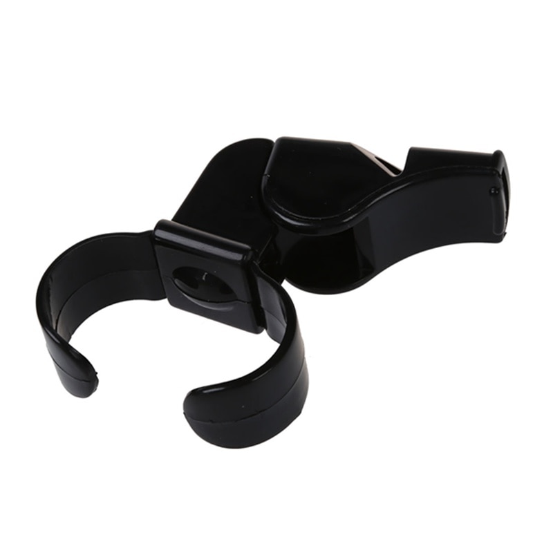 Svart plast pealess finger grepp sport domare visselpipa: Default Title