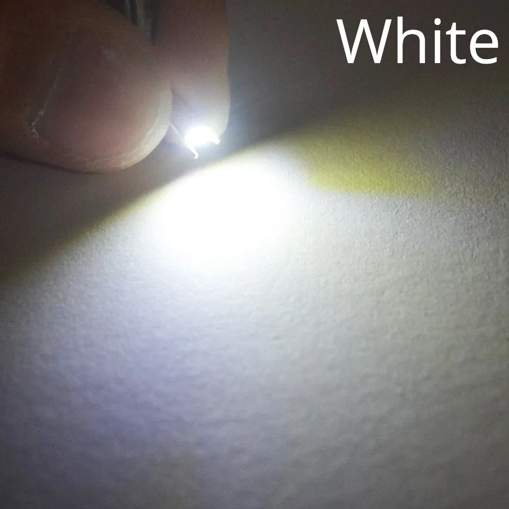 100/200X Chips LED SMD SMT blancos 3014 Cuentas de luz rojas, verdes, azules y amarillas Lámpara de 10-12LM 6000-6500K 1,8 ~ 3,4 V 20MA Diodo emisor Led: Blanco / 38 W