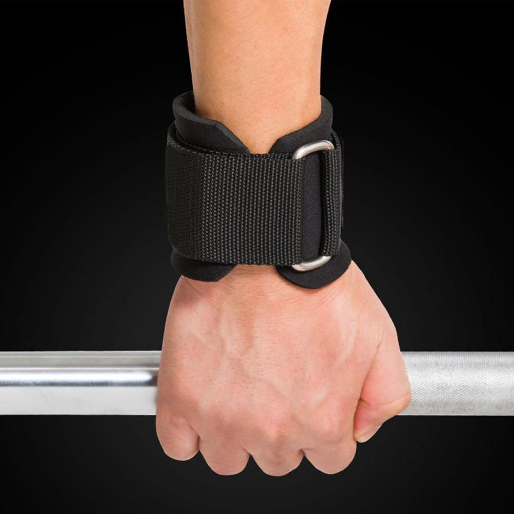 Weight Lifting Hooks Fitness Set Weightlifting Wrist Grips Padded Duty Lifting Hook Heavy with Pull-ups Straps Power Workou E7E0