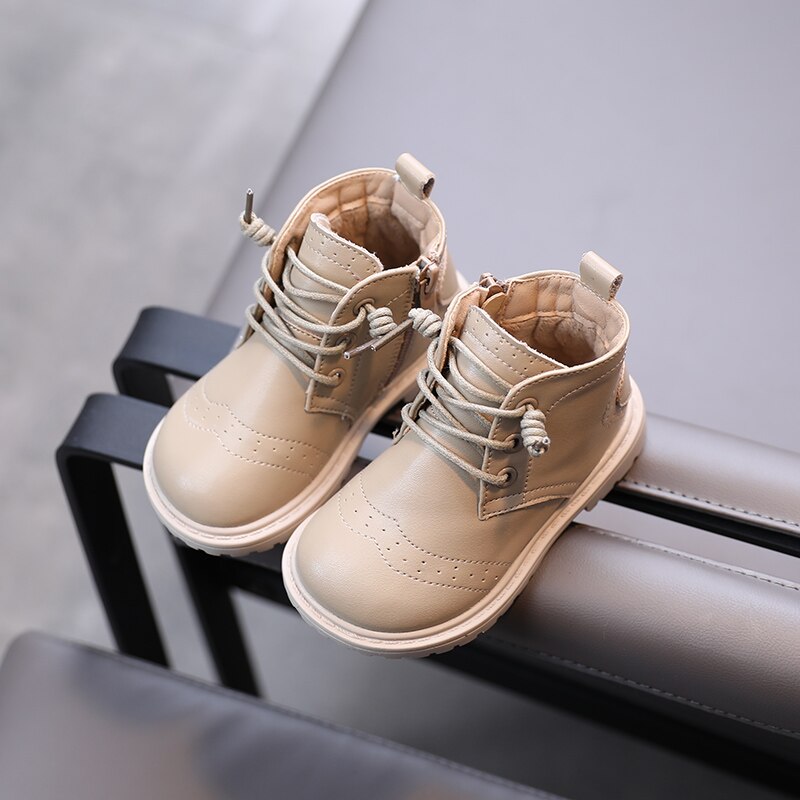 Bambini martino stivali 2020 di inverno delle ragazze morbide scarpe con la suola del piede più caldo scarpe dei ragazzi 1-3 anni vecchia versione Coreana dello stile Britannico