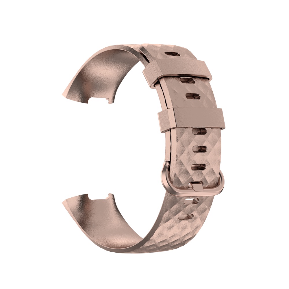 Silikonarmbänder für Fitbit aufladen 4, Fitbit aufladen 3 SE, Ersatzarmbänder für aufladen 4 3 Smartwatch-Zubehör: S / Rose Gold