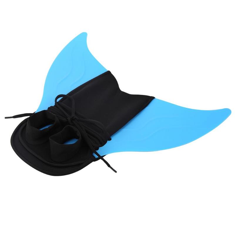 nuevos niños al aire libre suave cómodo nadando aletas para el pie de cola de sirena de buceo monoaleta niños formación aprendizaje Accesorios