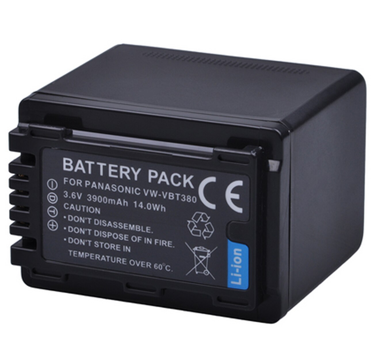 Paquete de batería para Panasonic HC-VX1, HC-VX1K, HC-VX1GN, HC-VX11, HC-VXF1, HC-VXF1EE, HC-VXF11, 4K HD