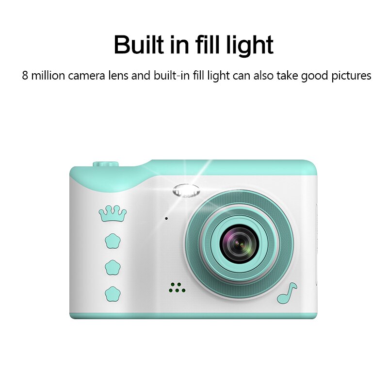 Cámara fotográfica de 1080P para niños, cámara de vídeo HD, soporte para selfi, pantalla táctil de 2,8 pulgadas, Mini cámara Digital para niños, de cumpleaños