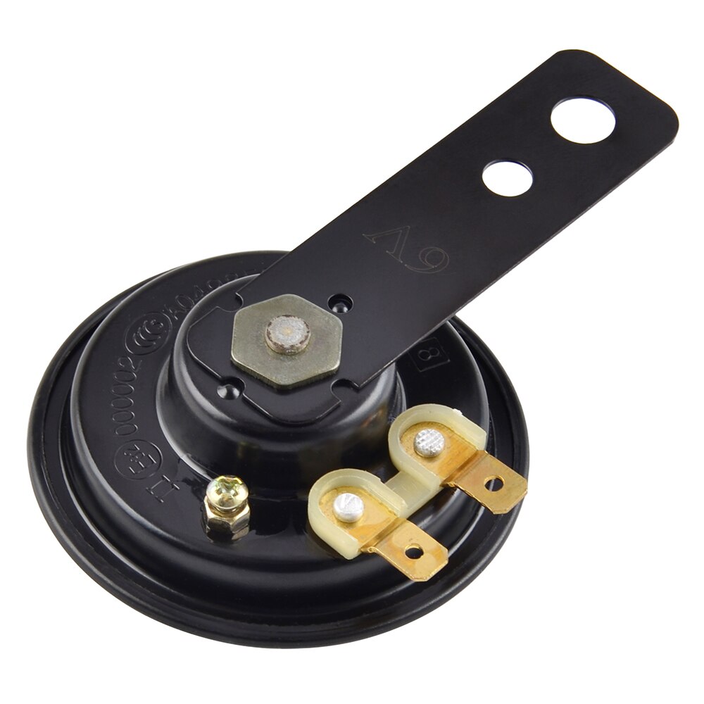 Klaxon de moto noir 65mm 6V 105db, trompette, Scooter, Pit Bike, atv, complet, 3A DC 6V 105DB