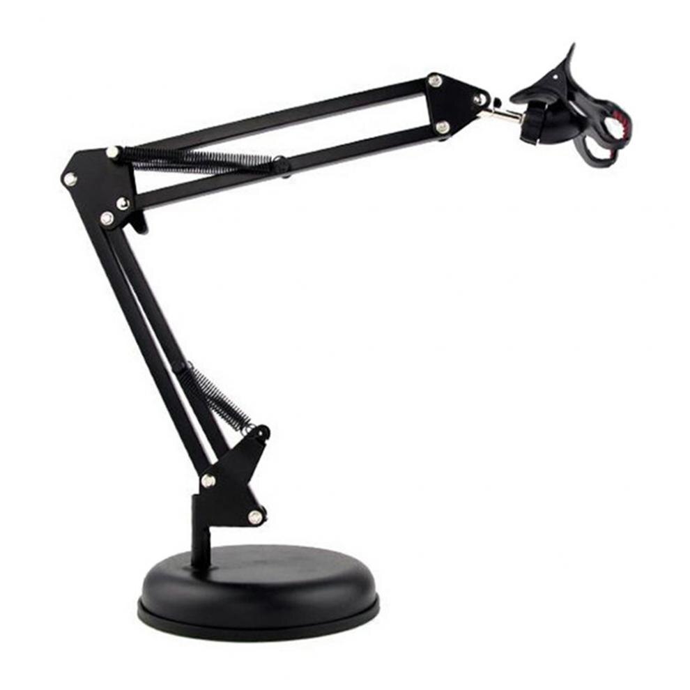 Support de téléphone portable à bras flexibles rotatifs à 360 °, Clips de serrage pour téléphone portable, Support métallique pour Smartphone et bureau