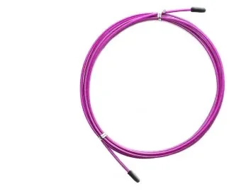 3m Jump Rope with Steel Wire Fitness Exercise Volume To Find Spare Replaceable Metal Speed Jumper: PURPLE