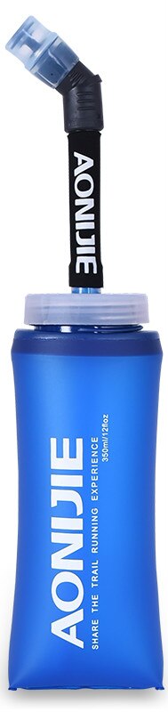 AONIJIE-contenedor doble SD56, bolsa de agua de 2L, depósito suave, paquete de hidratación, bolsa de almacenamiento de bebidas, libre de BPA con tubería doble: 350ml 2PCS