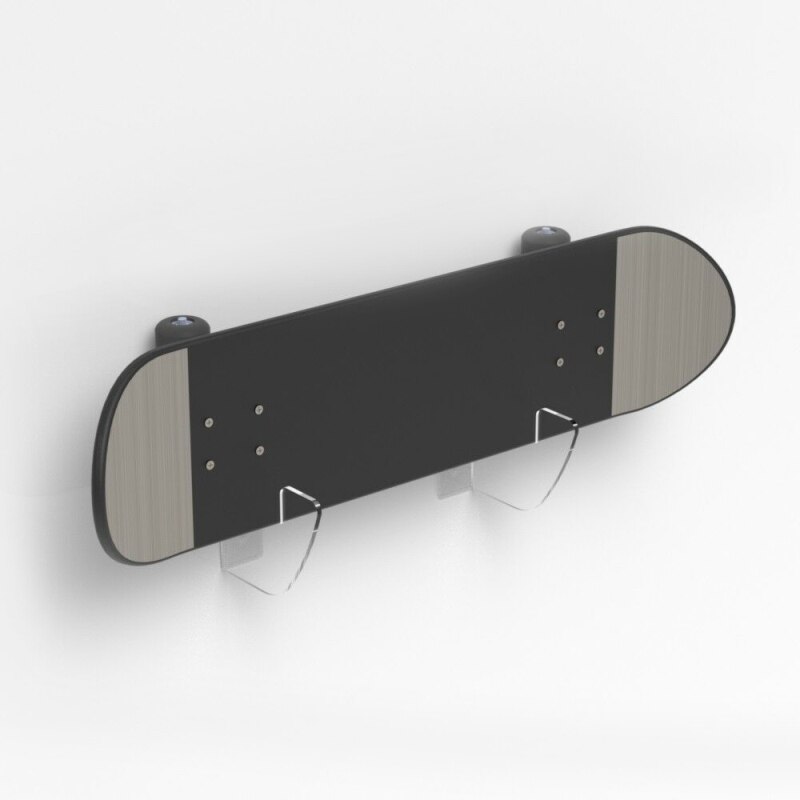 Clear Acrylic Skateboard Mounts Deck,Wall Hanging Brackets for Storing Your All Skateboards