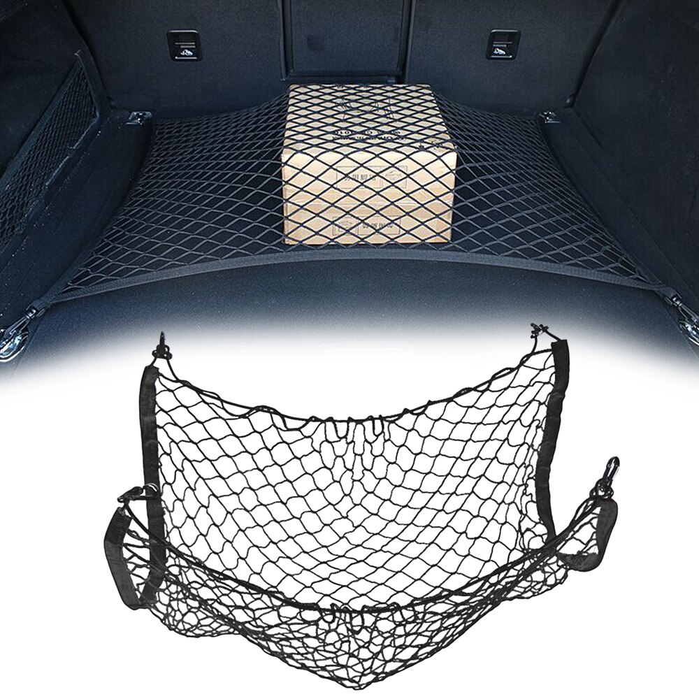 70 x 70cm bil bagagerums elastiske organiseringsnet med kroge til renault arkana duster logan 2 kaptur sandero laguna kangoo megan clio