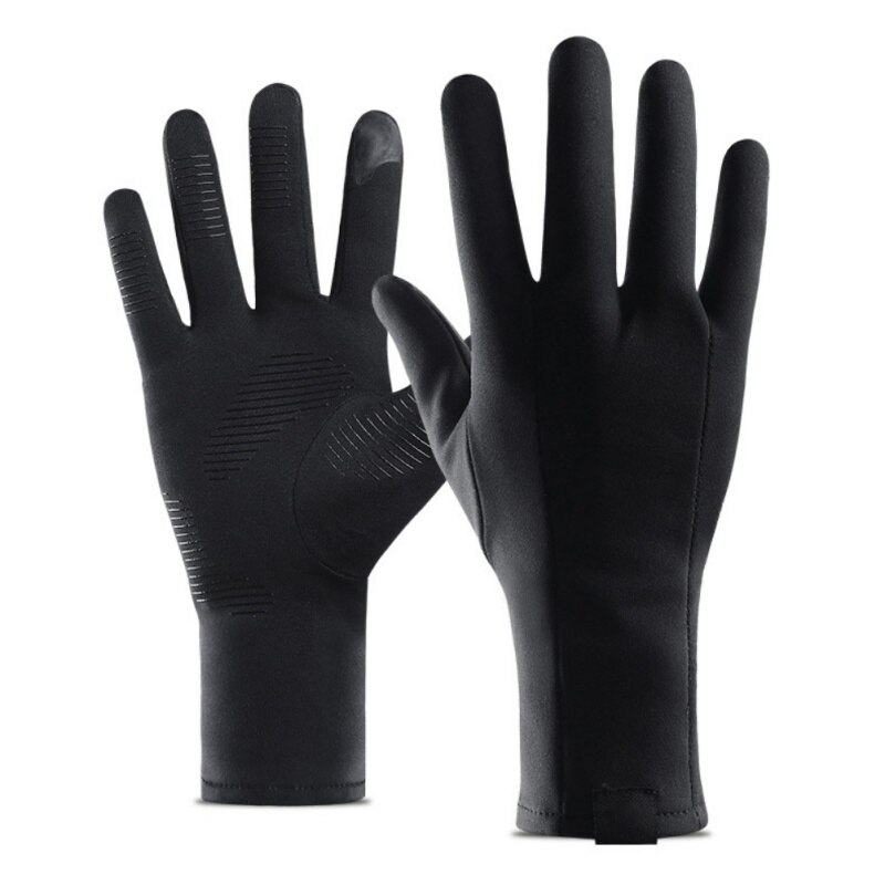 NORMAN Wasserdichte Motorrad-Handschuhe – Wintertauglich Mit Thinsulate, Leder/Cordura, Schwarz XL