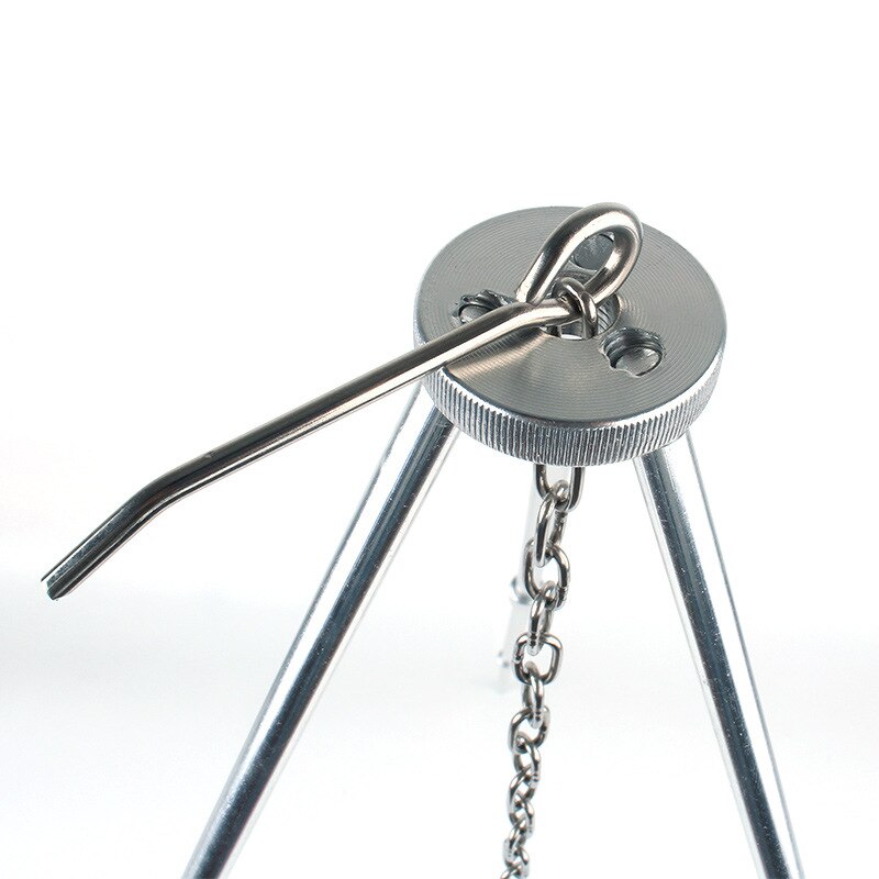 Aluminum Alloy BBQ Grills Dutch Oven Hanging Tripod Portable Folding Outdoor Camping Picnic BBQ Tripod Cooking Campfire Grills