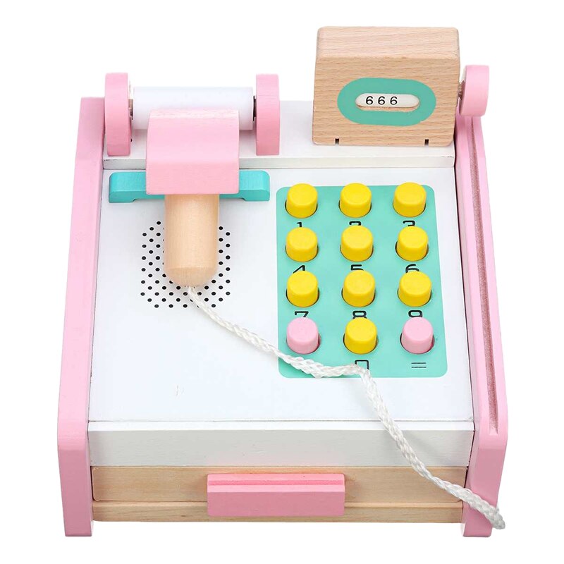 freundlicher Elektronische Supermarkt Kassen Spielzeug freundlicher Lernen Bildung vorgeben Spielzeug Holz Kassen Spielzeug