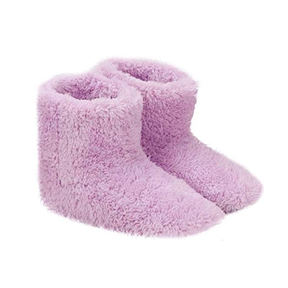 Usb Verwarmde Warme Voeten Dikke Flip Flop Warmte Pads Warm Voetverzorging Schat Warmer Schoenen Winter Warming Pad Verwarming Inlegzolen 5V Heater: pink