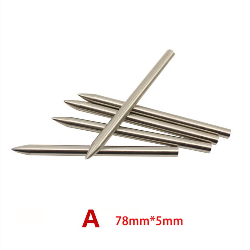 Aiguilles à tricoter paracorde 3mm 5mm 6mm, lot de 2 pièces, corde en acier inoxydable, Bracelet, aiguille à tricoter, bricolage tressé, corde de Parachute: A 2pcs